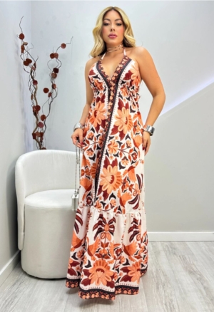 VESTIDO LONGO INDIANO 